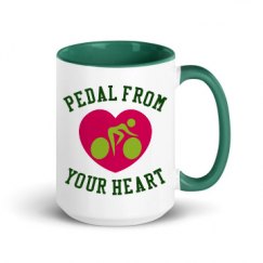 15oz Ceramic Mug with Color Inside