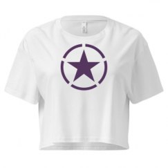 Ladies Festival Cali Crop Top Tee