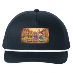 Snapback Five-Panel Rope Hat