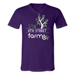 Unisex V-Neck Jersey Tee