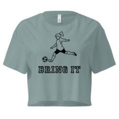 Ladies Festival Cali Crop Top Tee