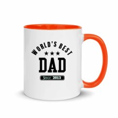 11oz Ceramic Mug with Color Inside