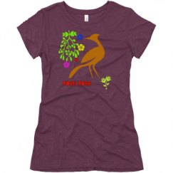 Ladies Slim Fit Super Soft Triblend Tee