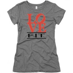 Ladies Slim Fit Super Soft Triblend Tee
