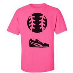 Unisex Ultra Cotton Safety Neon Crewneck Tee