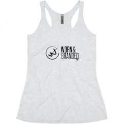 Ladies Slim Fit Super Soft Racerback Triblend Tank