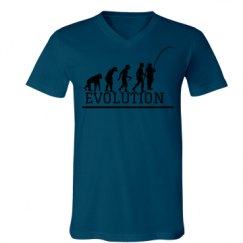 Unisex V-Neck Jersey Tee