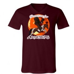 Unisex V-Neck Jersey Tee