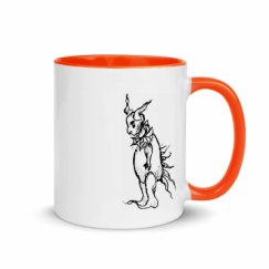 11oz Ceramic Mug with Color Inside