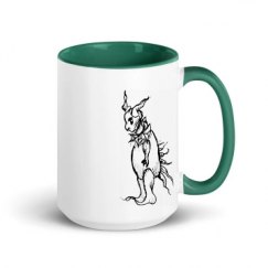 15oz Ceramic Mug with Color Inside