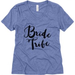 Ladies Relaxed Fit Super Soft Triblend V-Neck Tee