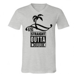 Unisex V-Neck Jersey Tee