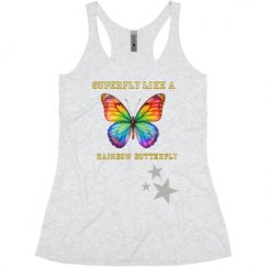Ladies Slim Fit Super Soft Racerback Triblend Tank