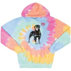 Unisex Tie-Dye Fleece Hoodie