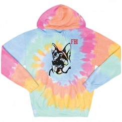Unisex Tie-Dye Fleece Hoodie