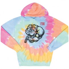 Unisex Tie-Dye Fleece Hoodie