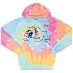 Unisex Tie-Dye Fleece Hoodie