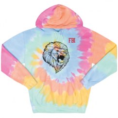 Unisex Tie-Dye Fleece Hoodie