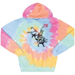 Unisex Tie-Dye Fleece Hoodie