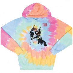 Unisex Tie-Dye Fleece Hoodie