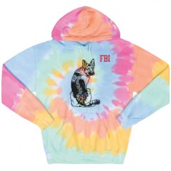 Unisex Tie-Dye Fleece Hoodie