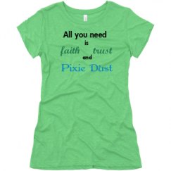 Ladies Slim Fit Super Soft Triblend Tee