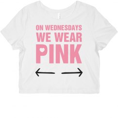 Mean Girls Pink Crop Top