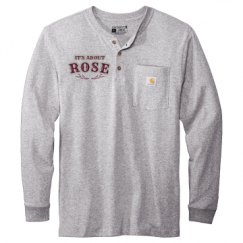 Unisex Carhartt Long Sleeve Henley Tee