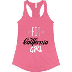 Ladies Slim Fit Racerback Tank Top