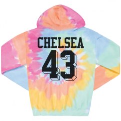 Unisex Tie-Dye Fleece Hoodie