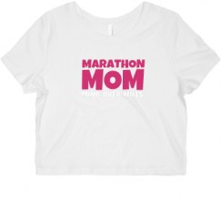 Ladies Slim Fit Crop Top Tee