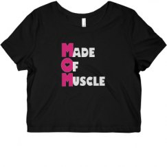 Ladies Slim Fit Crop Top Tee