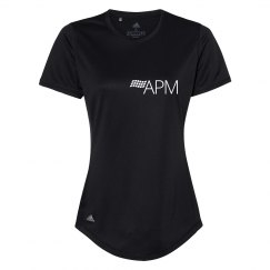APM Women's Adidas Sport Shirt (White Logo)