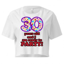 Ladies Festival Cali Crop Top Tee