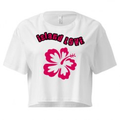 Ladies Festival Cali Crop Top Tee
