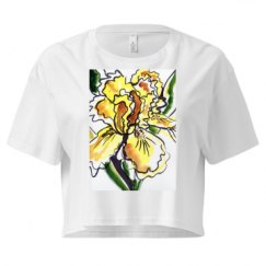 Ladies Festival Cali Crop Top Tee