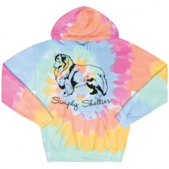 Unisex Tie-Dye Fleece Hoodie