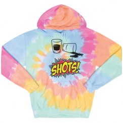 Unisex Tie-Dye Fleece Hoodie