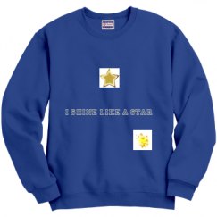 Unisex Film and Foil Crewneck Sweatshirt