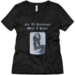 Ladies Relaxed Fit V-Neck Tee