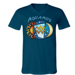 Unisex V-Neck Jersey Tee