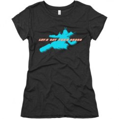 Ladies Slim Fit Super Soft Triblend Tee