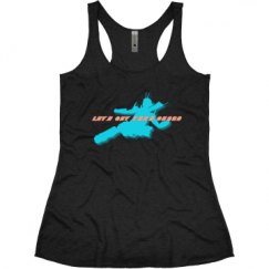 Ladies Slim Fit Super Soft Racerback Triblend Tank