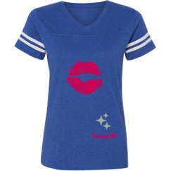 Ladies Relaxed Fit Vintage Sports Tee