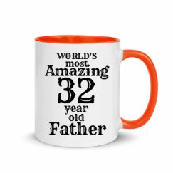 11oz Ceramic Mug with Color Inside