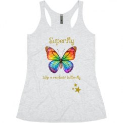 Ladies Slim Fit Super Soft Racerback Triblend Tank