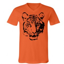 Unisex V-Neck Jersey Tee