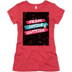 Ladies Slim Fit Super Soft Triblend Tee