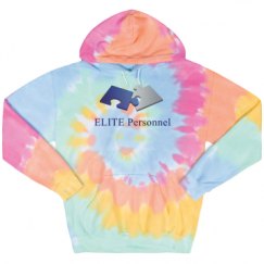 Unisex Tie-Dye Fleece Hoodie
