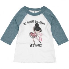 Toddler 3/4 Sleeve Raglan Tee